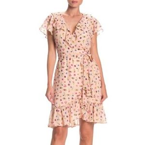Betsey Johnson Bug Garden Wrap Dress